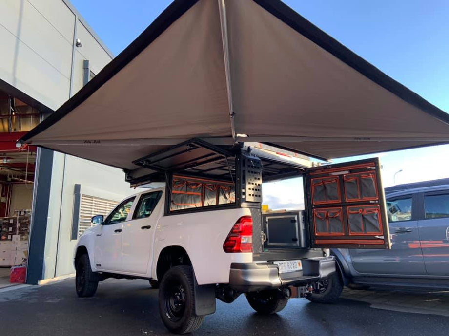 pick up zelt hilux Alu Cab Canopy Camper für Double Cab Pick Up's